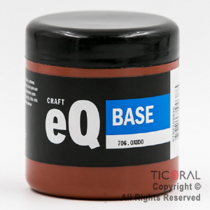 BASE ACRILICA EQ 706 ROJO OXIDO 200 CC X 3 UNIDADES